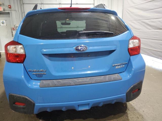 JF2GPABC8HH228480 - 2017 SUBARU CROSSTREK PREMIUM BLUE photo 6