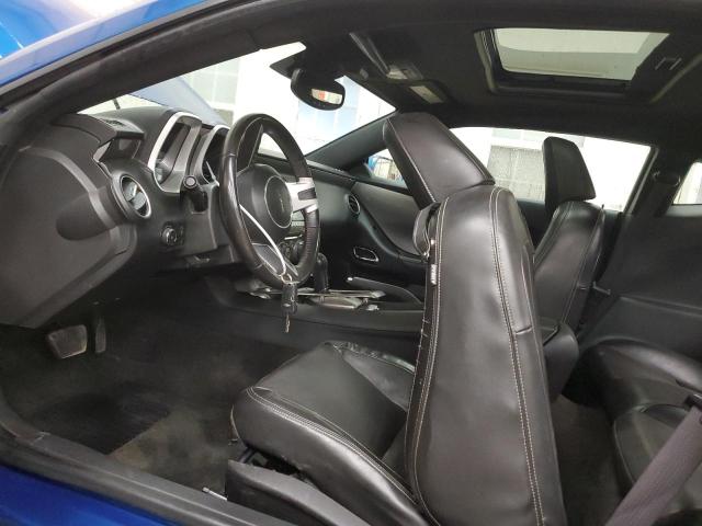 2G1FC1EVXA9165632 - 2010 CHEVROLET CAMARO LT BLUE photo 7