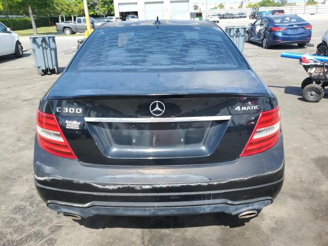 WDDGF8BB5CR210030 - 2012 MERZ C 300 4MATIC BLACK photo 6