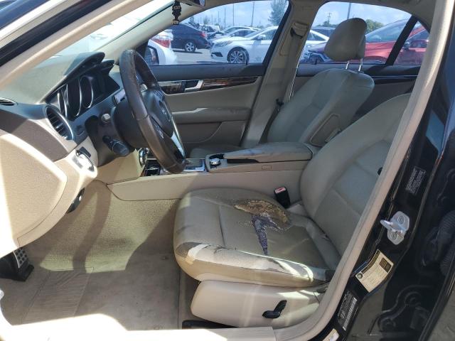 WDDGF8BB5CR210030 - 2012 MERZ C 300 4MATIC BLACK photo 7