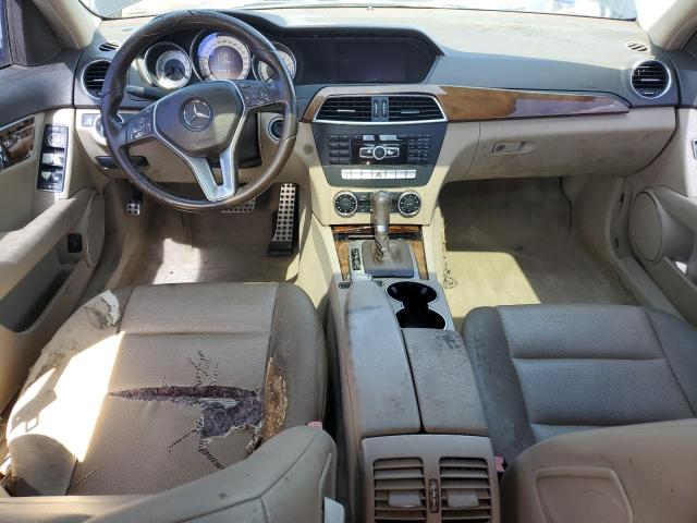 WDDGF8BB5CR210030 - 2012 MERZ C 300 4MATIC BLACK photo 8