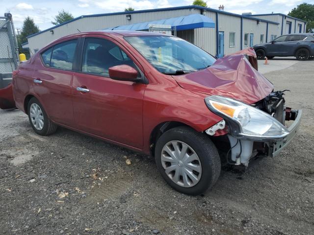 3N1CN7AP2HK452817 - 2017 NISSAN VERSA S RED photo 4