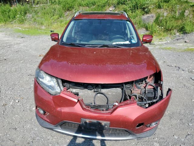 5N1AT2MV0EC766342 - 2014 NISSAN ROGUE S RED photo 5