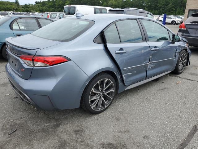 5YFS4RCE5LP042084 - 2020 TOYOTA COROLLA SE Blau Foto 3