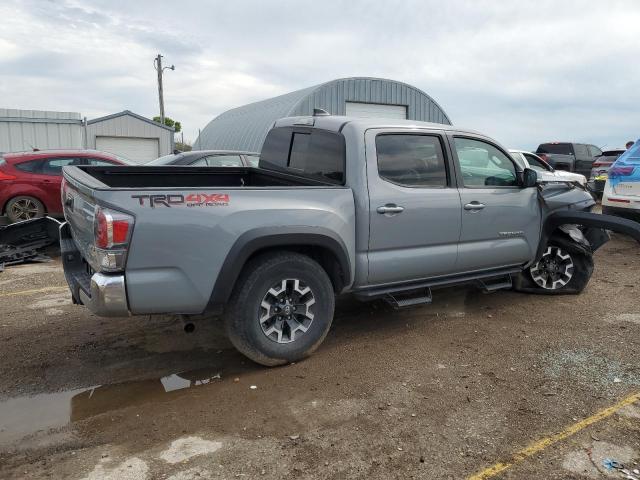 3TMCZ5AN1LM289045 - 2020 TOYOTA TACOMA DOUBLE CAB GRAY photo 3
