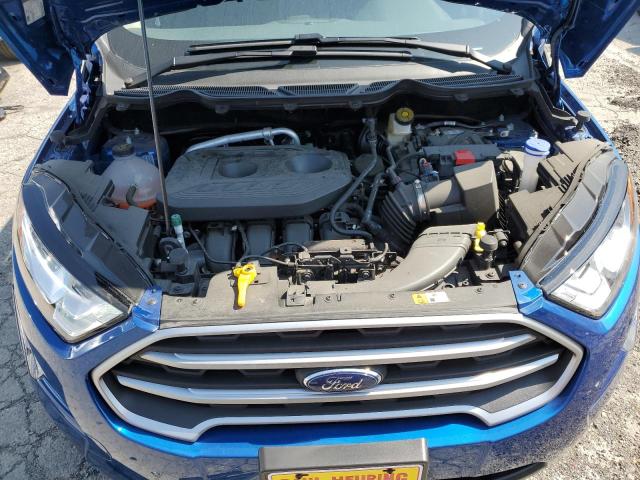 MAJ6S3GL9NC458086 - 2022 FORD ECOSPORT SE BLUE photo 12