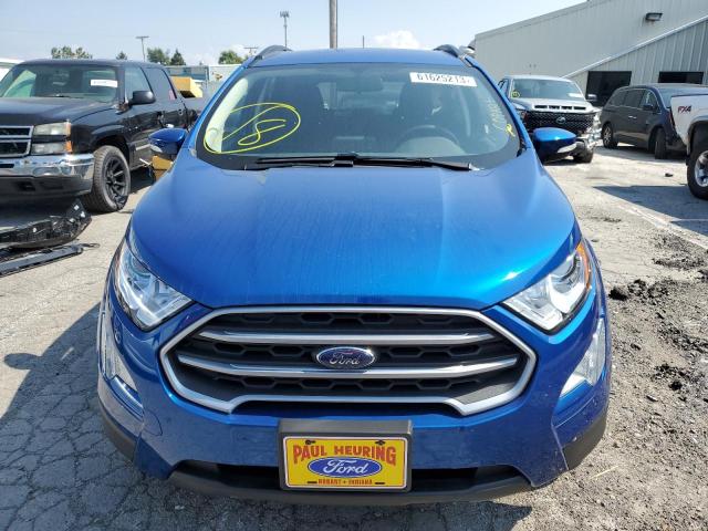 MAJ6S3GL9NC458086 - 2022 FORD ECOSPORT SE BLUE photo 5