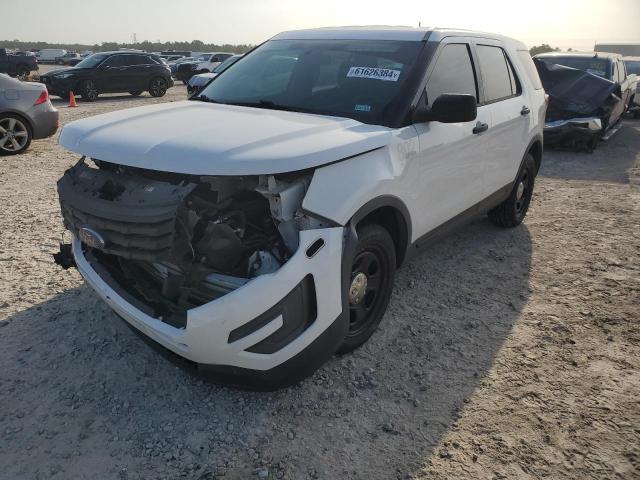 1FM5K8AR0HGC24962 - 2017 FORD EXPLORER POLICE INTERCEPTOR 白色 照片 1