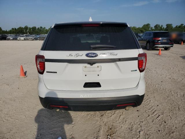 1FM5K8AR0HGC24962 - 2017 FORD EXPLORER POLICE INTERCEPTOR 白色 照片 6
