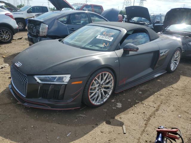 WUAVACFX5H7903839 - 2017 AUDI R8 SPYDER CHARCOAL photo 1