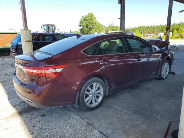 4T1BD1EB0DU012432 - 2013 TOYOTA AVALON HYBRID MAROON photo 3