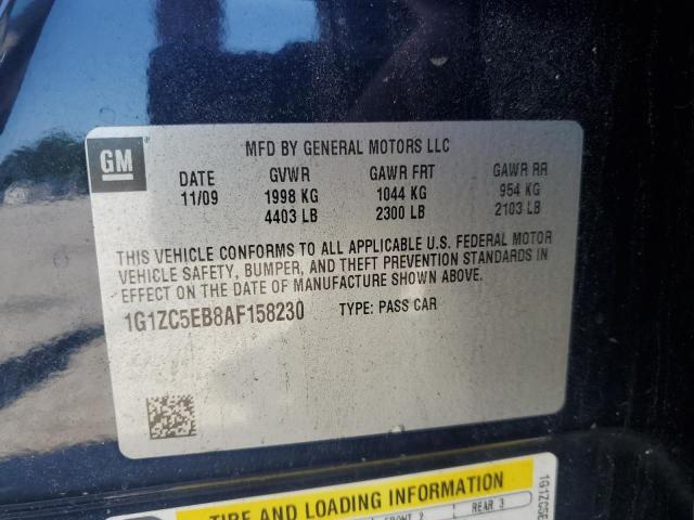 1G1ZC5EB8AF158230 - 2010 CHEVROLET MALIBU 1LT BLUE photo 12