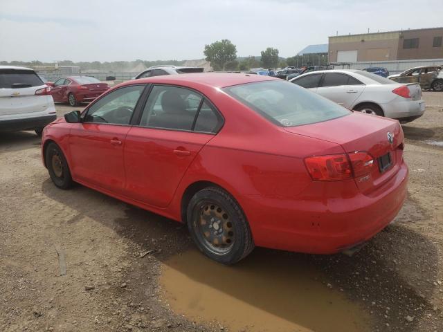 3VW2K7AJ8DM219405 - 2013 VOLKSWAGEN JETTA BASE أحمر صورة 2
