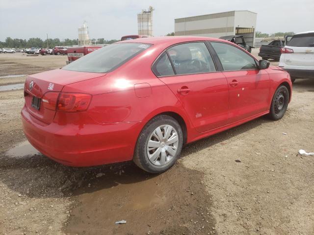 3VW2K7AJ8DM219405 - 2013 VOLKSWAGEN JETTA BASE أحمر صورة 3