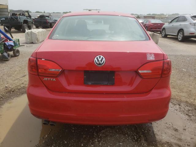 3VW2K7AJ8DM219405 - 2013 VOLKSWAGEN JETTA BASE أحمر صورة 6