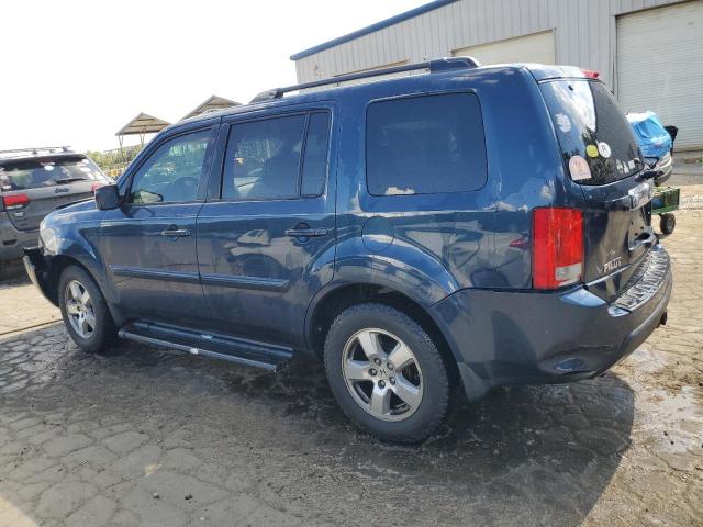 5FNYF3H53BB007001 - 2011 HONDA PILOT EXL BLUE photo 2