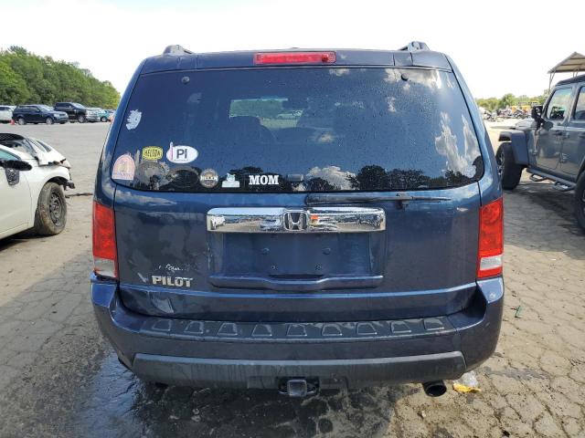 5FNYF3H53BB007001 - 2011 HONDA PILOT EXL BLUE photo 6
