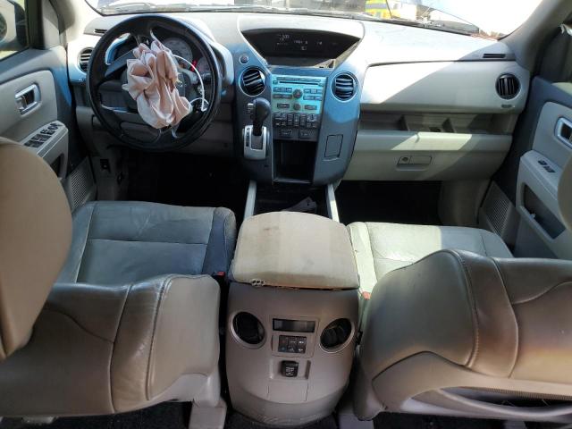 5FNYF3H53BB007001 - 2011 HONDA PILOT EXL BLUE photo 8