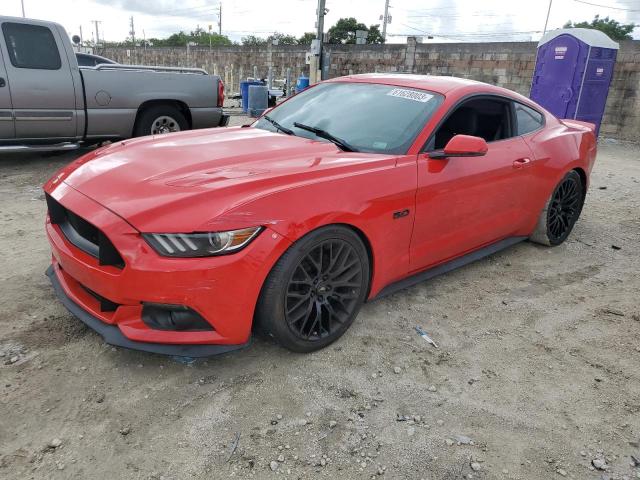 1FA6P8CF1H5276549 - 2017 FORD MUSTANG GT RED photo 1