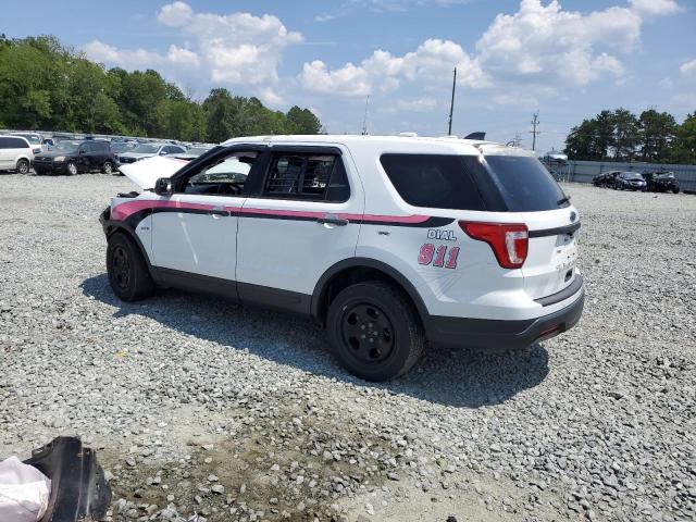 1FM5K8AR5JGA26660 - 2018 FORD EXPLORER POLICE INTERCEPTOR WHITE photo 2