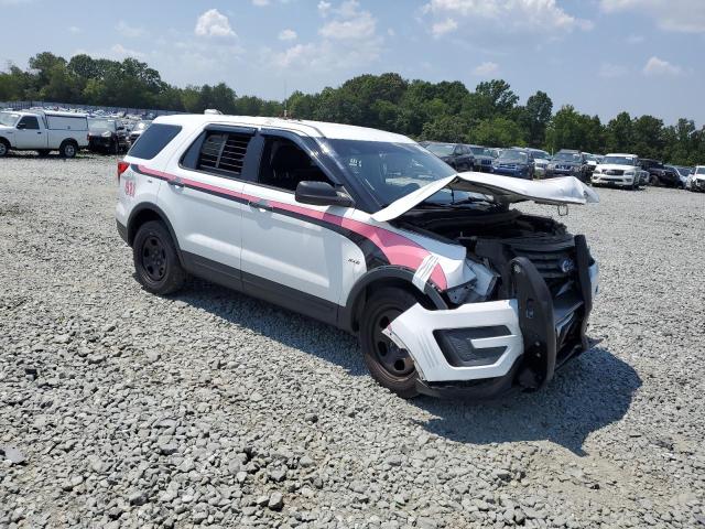 1FM5K8AR5JGA26660 - 2018 FORD EXPLORER POLICE INTERCEPTOR WHITE photo 4