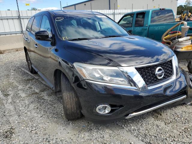 5N1AR2MN7EC717430 - 2014 NISSAN PATHFINDER S BLACK photo 1