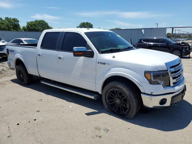 1FTFW1EF1DKF30094 - 2013 FORD F150 SUPERCREW WHITE photo 4