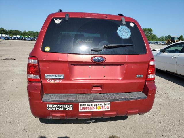 1FMCU0D70CKB23083 - 2012 FORD ESCAPE XLT BURGUNDY photo 6