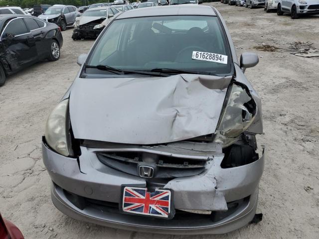 JHMGD37627S056291 - 2007 HONDA FIT S 银色 照片 5