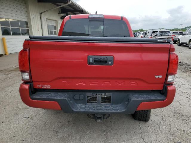 3TMCZ5AN3KM272598 - 2019 TOYOTA TACOMA DOUBLE CAB RED photo 6