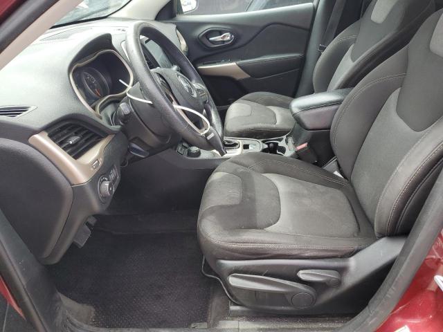 1C4PJMCX2JD609788 - 2018 JEEP CHEROKEE LATITUDE MAROON photo 7