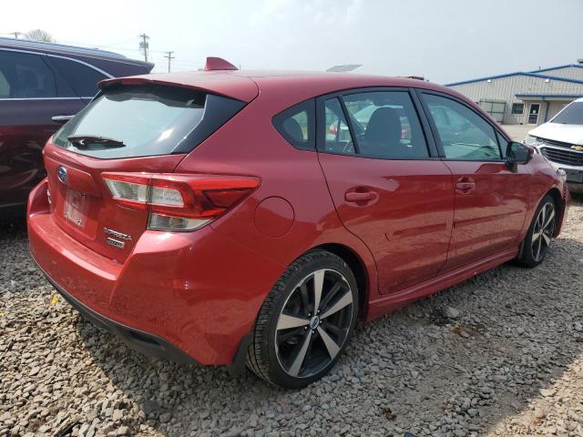 4S3GTAM68H3751593 - 2017 SUBARU IMPREZA SPORT RED photo 3