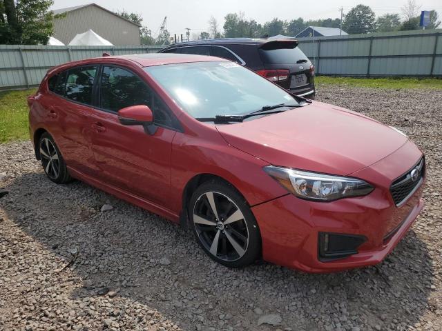 4S3GTAM68H3751593 - 2017 SUBARU IMPREZA SPORT RED photo 4