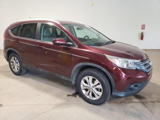 5J6RM4H75CL067288 - 2012 HONDA CR-V EXL BURGUNDY photo 4