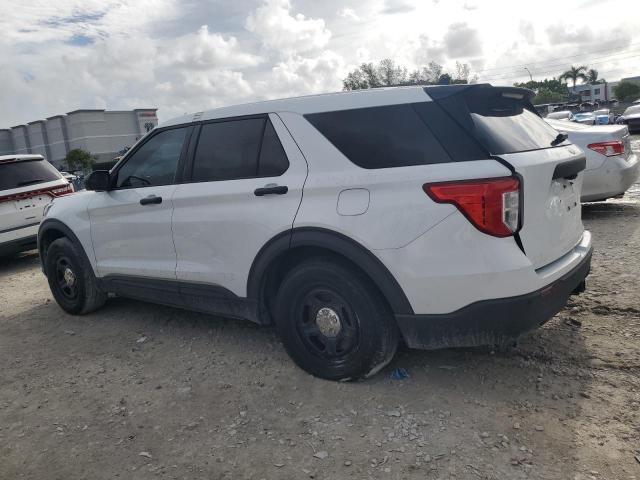 1FM5K8AW7LGC13603 - 2020 FORD EXPLORER POLICE INTERCEPTOR أبيض صورة 2