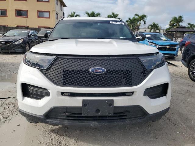 1FM5K8AW7LGC13603 - 2020 FORD EXPLORER POLICE INTERCEPTOR أبيض صورة 5
