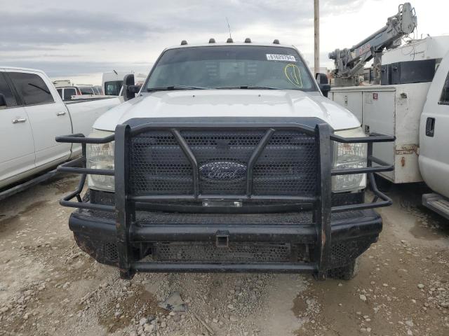 1FT8W3BT0FEA09819 - 2015 FORD F350 SUPER DUTY WHITE photo 5