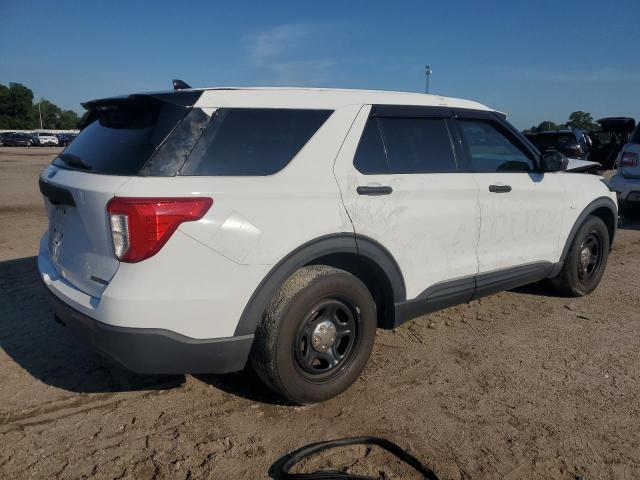 1FM5K8ABXLGC63313 - 2020 FORD EXPLORER POLICE INTERCEPTOR WHITE photo 3