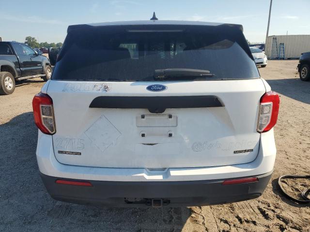1FM5K8ABXLGC63313 - 2020 FORD EXPLORER POLICE INTERCEPTOR WHITE photo 6