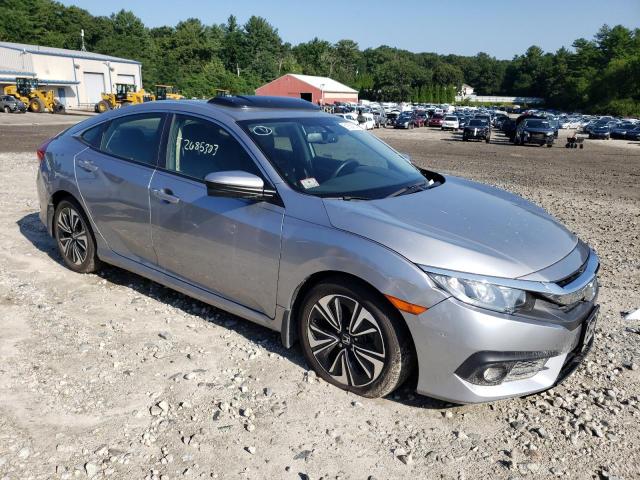 JHMFC1F76JX035077 - 2018 HONDA CIVIC EXL ვერცხლისფერი ფოტო 4