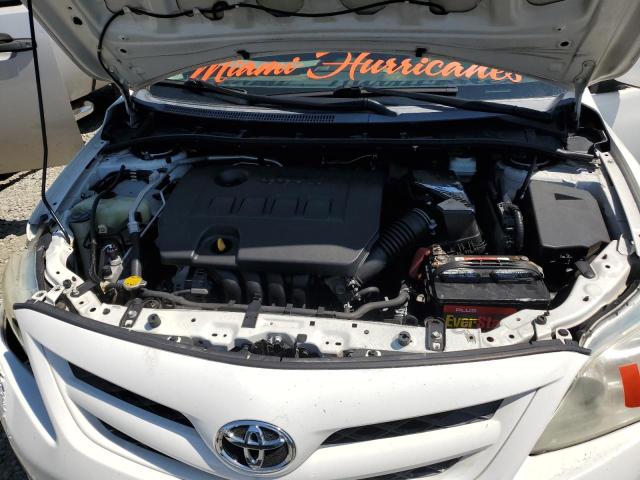 5YFBU4EE9CP048230 - 2012 TOYOTA COROLLA BASE WHITE photo 11