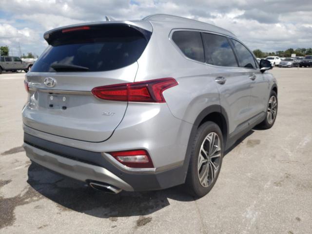 5NMS53AAXLH214419 - 2020 HYUNDAI SANTA FE LIMITED SILVER photo 4