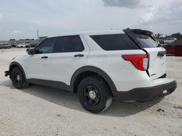 1FM5K8AB6MGA86406 - 2021 FORD EXPLORER POLICE INTERCEPTOR WHITE photo 2