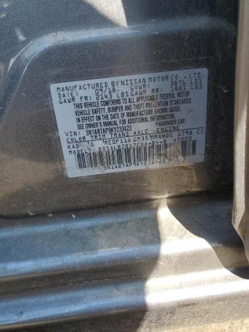 3N1AB7AP9KY233423 - 2019 NISSAN SENTRA S GRAY photo 12