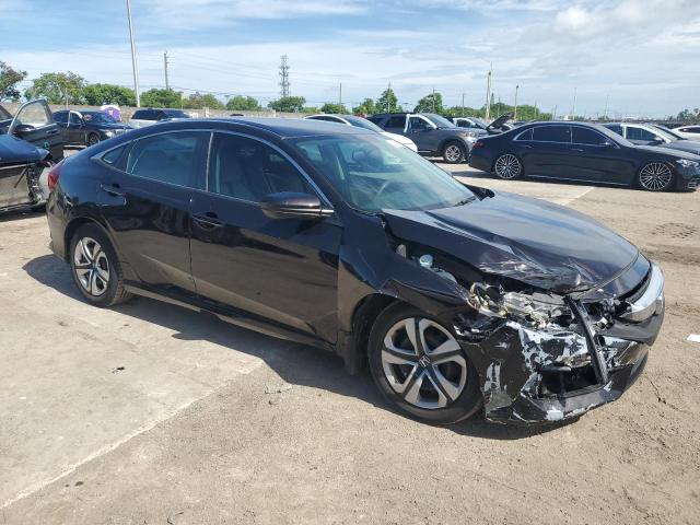 2HGFC2F53JH574395 - 2018 HONDA CIVIC LX BLACK photo 4