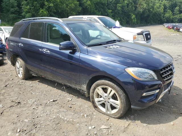 4JGDA5HB8EA295976 - 2014 MERCEDES-BENZ ML 350 4MATIC BLUE photo 4