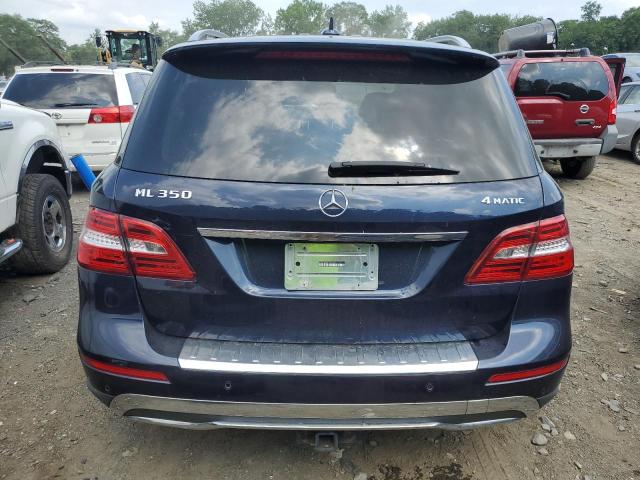 4JGDA5HB8EA295976 - 2014 MERCEDES-BENZ ML 350 4MATIC BLUE photo 6