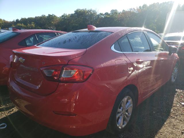 1G1BE5SMXK7117076 - 2019 CHEVROLET CRUZE LT RED photo 4