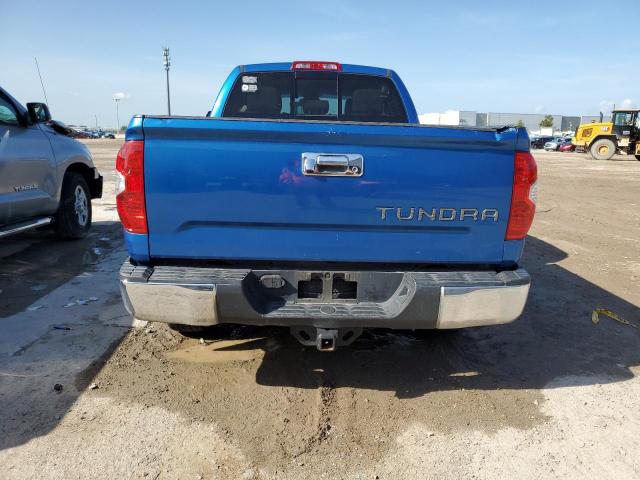 5TFRM5F13HX114523 - 2017 TOYOTA TUNDRA DOUBLE CAB SR/SR5 BLUE photo 6