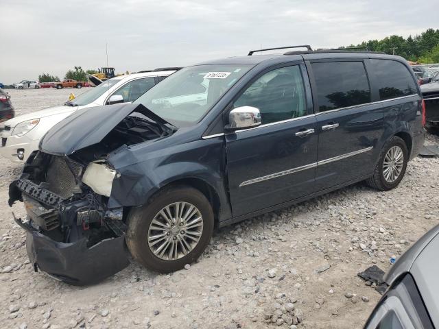 2C4RC1CG3DR805239 - 2013 CHRYSLER TOWN & COU TOURING L BLUE photo 1